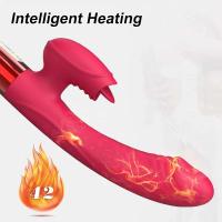 Vibrador potente para mujeres con lengua lamiendo estimulador de clítoris masturbador femenino consolador de punto G productos para adultos juguetes sexuales - details 1
