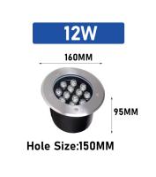 Lámpara de Via de Acero Inoxidable LED Enterrada Iluminación Exterior IP67 900 Lúmenes de Brillo - details 1