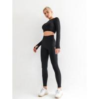 Conjunto de yoga sin costuras para mujer, ropa de gimnasia, leggings - details 3