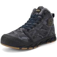 2024 botas de nieve de los hombres de la felpa del top del cuero de la PU de los zapatos de la moda del tobillo del estilo británico - details 0