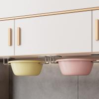 Estante de almacenaje para cocina multifuncional, organizador de tablero de servicio cuadrado que ahorra espacio, sin perforaciones, práctico - details 1
