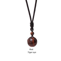 Collar de cristales curativos, ojo de tigre Natural, amatista, protección de bendición de la suerte, cuentas de chakra, colgante de piedra para mujeres y hombres - details 5