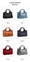 Nuevo bolso de mujer de gran capacidad, bolso de mano urbano de cuero suave simple para mujer - details 2