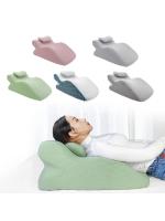 Face Down Pillow Home Massage Pillow Comfortable Ergonomic Bed Wedge Support Pillow Cushion with Neck Support for Sleeping