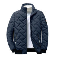 Chaqueta de algodón para hombre, abrigo ligero con cuello alto, estilo corto, tendencia, otoño e invierno, novedad - details 3