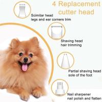 4 IN 1 Electric Pet Trimmer, Rechargeable Pet Clippers for Dogs Grooming Kit with Foot Hair Cutting Machine Pet Grooming Kit - details 3