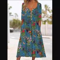 Vestido de verano de moda de manga corta para mujer - details 5