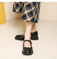 Nuevo Four Seasons Commuter francés boca ligera plataforma tacón zapatos de las mujeres británico pequeño zapatos de cuero - details 19