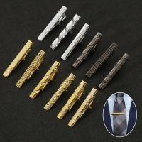 Clip de Corbata de Metal con Diseño Clásico Pinza de Corbata de Cristal para Hombres - details 9