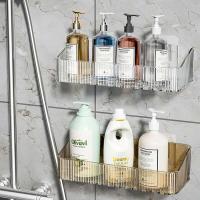 Estante cosmético de pared, sin necesidad de agujeros, raspador de plástico montado en la pared, organizador, accesorios de baño - details 3