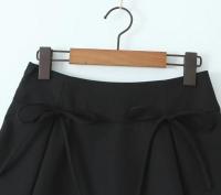 2025 Minifalda con lazo Falda corta plisada Boxy de tiro bajo Minifalda Verano Y2K 90s Traje lindo - details 6