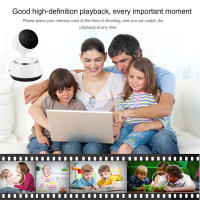 Cámara HD inalámbrica de monitoreo remoto para interiores, Monitor inteligente de red de 360 grados, vista panorámica, WIFI - details 5