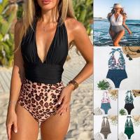Traje de baño de una pieza estampado a la moda Traje de baño para mujer Bikinis sexis - details 1