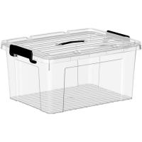 Caja de Almacenamiento de Plástico Transparente Segura y Duradera 90L*4 Diseño Apilable Resistente - details 3