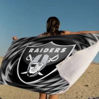 Las Vegas Raiders Beach para niños, baño personalizado, piscina, vacaciones, toalla de picnic, regalo de fiesta - details 14