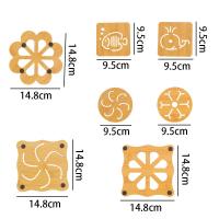 Tapete hueco antideslizante para cuencos, decoración de mesa, bandeja antiescaldado, posavasos, suministros de cocina, manteles individuales, almohadilla de aislamiento térmico - details 1