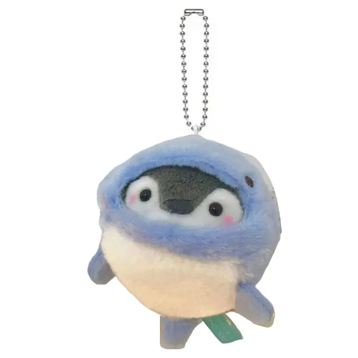 Muñeco de Peluche de Pingüino Disfraz de Sirena Marino Hormiguero Muñeco Suave para Colgar en Bolso o Bolsa Regalo de Pareja Ideal - 1