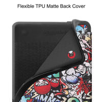 Funda de Cuero Pintado Cubierta Protectora Inteligente para Ebook Kobo Clara 2E 2022 - details 10