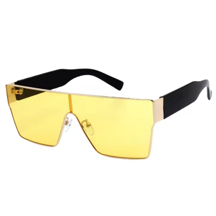 Nuevas gafas de sol cuadradas para mujer y tendencia de moda, gafas de sol unidas, estilo masculino, gafas de sol para sesión de fotos callejera - 1