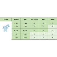 Traje de baño protector para niños y niñas de 0 a 3T Conjunto de 2 uds., estampado a rayas, manga larga y cuello redondo - details 0