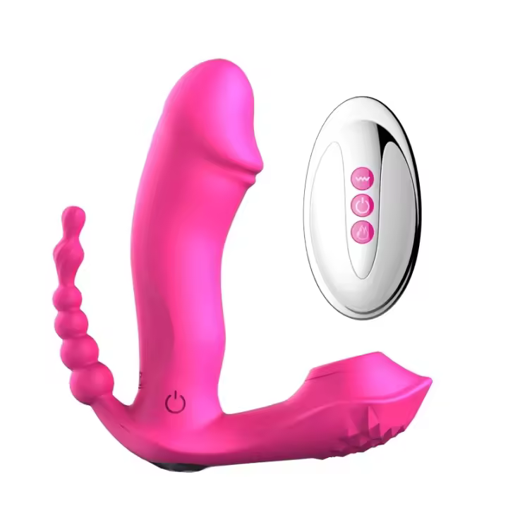 Vibrador de succión 3 en 1 para mujer, succionador vibratorio de 7 modos, estimulador Anal y vaginal de clítoris, succión Oral usable, Juguetes sexuales eróticos - 1