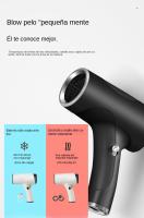 Secador de pelo inalámbrico recargable para dormitorio de estudiantes universitarios, USB portátil con aire frío y caliente para el cuidado del cabello, secador de pelo para novia o madre - details 3