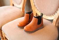 Bota de suela blanda para niño, botines de felpa para niño, bota británica para niña, bota corta de moda Retro, zapato para niño, otoño e invierno - details 8