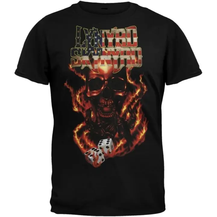Lynyrd Skynyrd-Camiseta Let's Play para hombre, color negro - 1