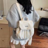 Mochila con cordón de Color sólido para regalo, bolso escolar de nailon de secado rápido para estudiantes, bolso de hombro de gran capacidad de estilo coreano para exteriores - details 26