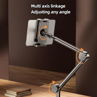 Soporte de teléfono móvil para cama de escritorio con Clip potente, plegable, perezoso, mesita de noche, tabletas, abrazadera para iPhone, iPad Air Pro Min - details 3