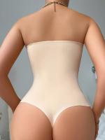 Body sin costuras, sin tirantes y con cierre frontal, adelgazante modelador, ropa interior y fajas para mujer - details 10