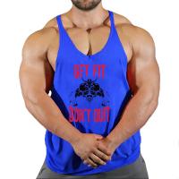 Camiseta sin mangas para hombre, chaleco de marca a la moda para gimnasio, ropa de tirantes para culturismo, Camiseta deportiva para entrenamiento y Fitness - details 8