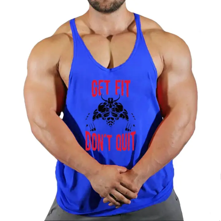 Camiseta sin mangas para hombre, chaleco de marca a la moda para gimnasio, ropa de tirantes para culturismo, Camiseta deportiva para entrenamiento y Fitness - 1