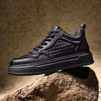 Nuevo 1 par de zapatos deportivos y casuales de temporada con diseño moderno, zapatos con alzas para hombre a bajo precio - details 1
