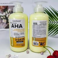 Crema corporal blanqueadora de 500ml, hidroxiácidos, vitamina C y E, loción corporal aclarante hidratante, cuidado de la piel, elimina las marcas de acné - details 3