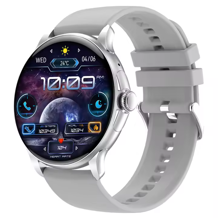 Reloj inteligente inteligente para hombre y mujer, pantalla AMOLED de 2024 pulgadas, llamado Bbluetooth, más de 100 modos, podómetro, monitor de oxígeno en sangre, 1,43 - 1