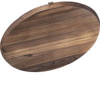 Tapa De Wok De Madera 32CM Redonda Natural Cubierta De Olla Para Cocina Accesorios De Cocina Ecológicos Y Duraderos - details 1