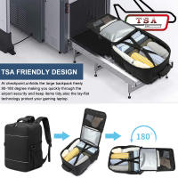 Mochila de viaje cabina avion para hombre, 40x20x25, impermeable, para deporte al aire libre - details 2