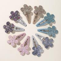 Clips de Cabello de Conejo BB de Flores Brillantes 10 Piezas Hechas a Mano para Niñas Lindas - details 7