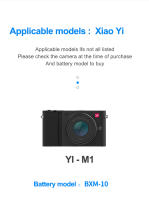 HQIX para cámara sin espejo Xiao Yi M1 Yi-M1 BXM-10 BXM10 cargador de batería - details 6