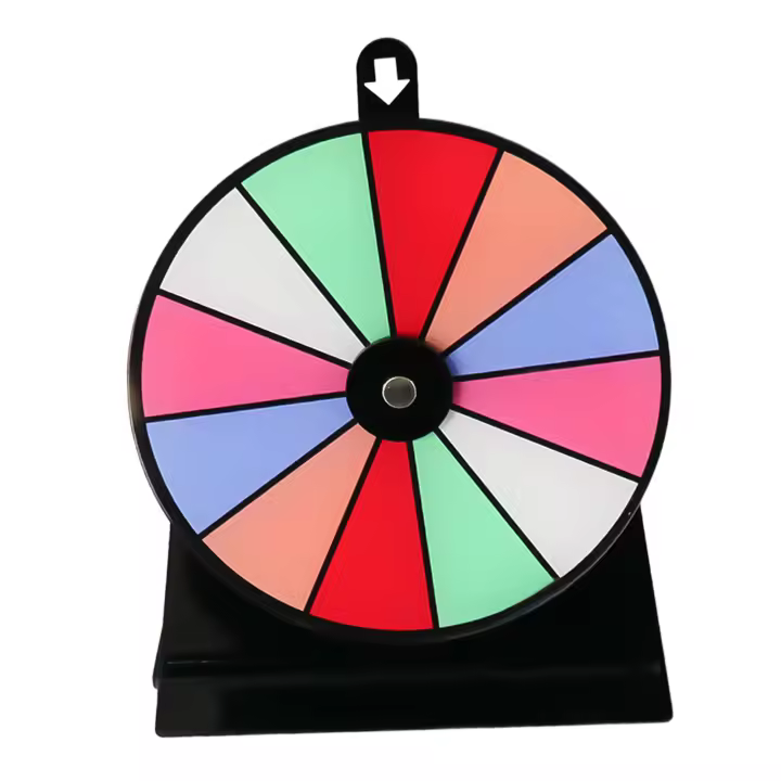 Rueda giratoria de colores, suministros para fiestas, ruleta para tiendas de restaurantes y clubs - 1