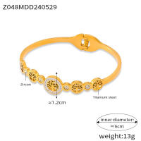 Pulsera de Maple inoxidable de Árbol DE LA Vida Hueco pulsera de Mujer - details 0