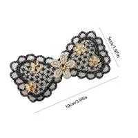 Pasta mágica sin costuras con flores para niños, accesorios de salón de corte con flequillo de mariposa y lazo, herramienta de estilismo - details 1