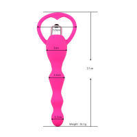 Juguetes Sexuales de Silicona para Hombres y Mujeres Entrenador de Anales con Vibrador y Bolas para Principiantes Juguetes de Diversión - details 0