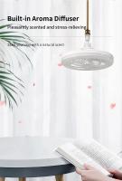 Lámpara LED de ventilador de techo con Control remoto, 85-265V, para sala de estar, dormitorio, ruido inferior, Base E27, silenciosa, 2 en 1 - details 10