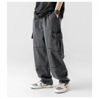Monos de mezclilla para hombre Y2k Vaqueros holgados de pierna ancha Punk gótica - details 2
