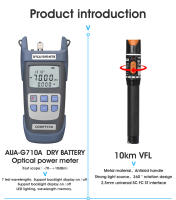 FTTH-Kit de herramientas de fibra óptica, cuchilla de AUA-6S con medidor de potencia óptica de fibra y Localizador Visual de fallos de 10mW - details 3
