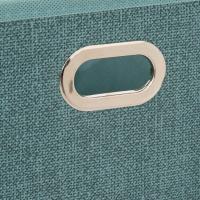 Caja de almacenamiento de tela - Cesta organizadora plegable -Azul Petroleo- 5 FIVE - Varios Tamaños - details 5