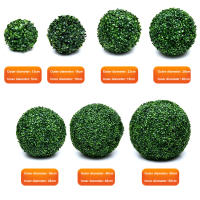 Artificial Topiary Ball Eucalyptus Grass Ball Faux Boxwood Decorative Balls for Shopping Mall Christmas Decor - details 3