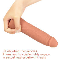 Vibrador Dildo de Empuje Silicona Suave, 10 Modos Vibrantes, Ventosa para Estimulación de G Spot, Vagina, Anus Juguetes para Adultos para Mujeres y Parejas - details 4